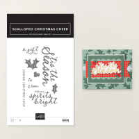Scalloped Christmas Cheer Photopolymer Stamp Set (English) [ 168538 ]