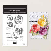 Begonia Belle Photopolymer Stamp Set (English) [ 168592 ]