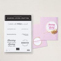 Sharing Loving Crafting Photopolymer Stamp Set (English) [ 169123 ]