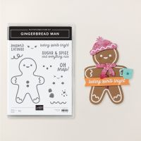 Gingerbread Man Photopolymer Stamp Set (English) [ 169206 ]