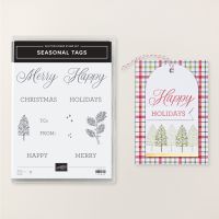Seasonal Tags Photopolymer Stamp Set (English)