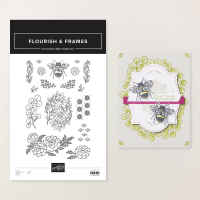 Flourish & Frames Photopolymer Stamp Set [ 170062 ]